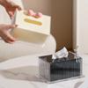 Rectangular Acrylic Tissue Box High-end Desktop Napkin Holder Creative Tissue Box Living Room Coffee Table Restaurant Decoration