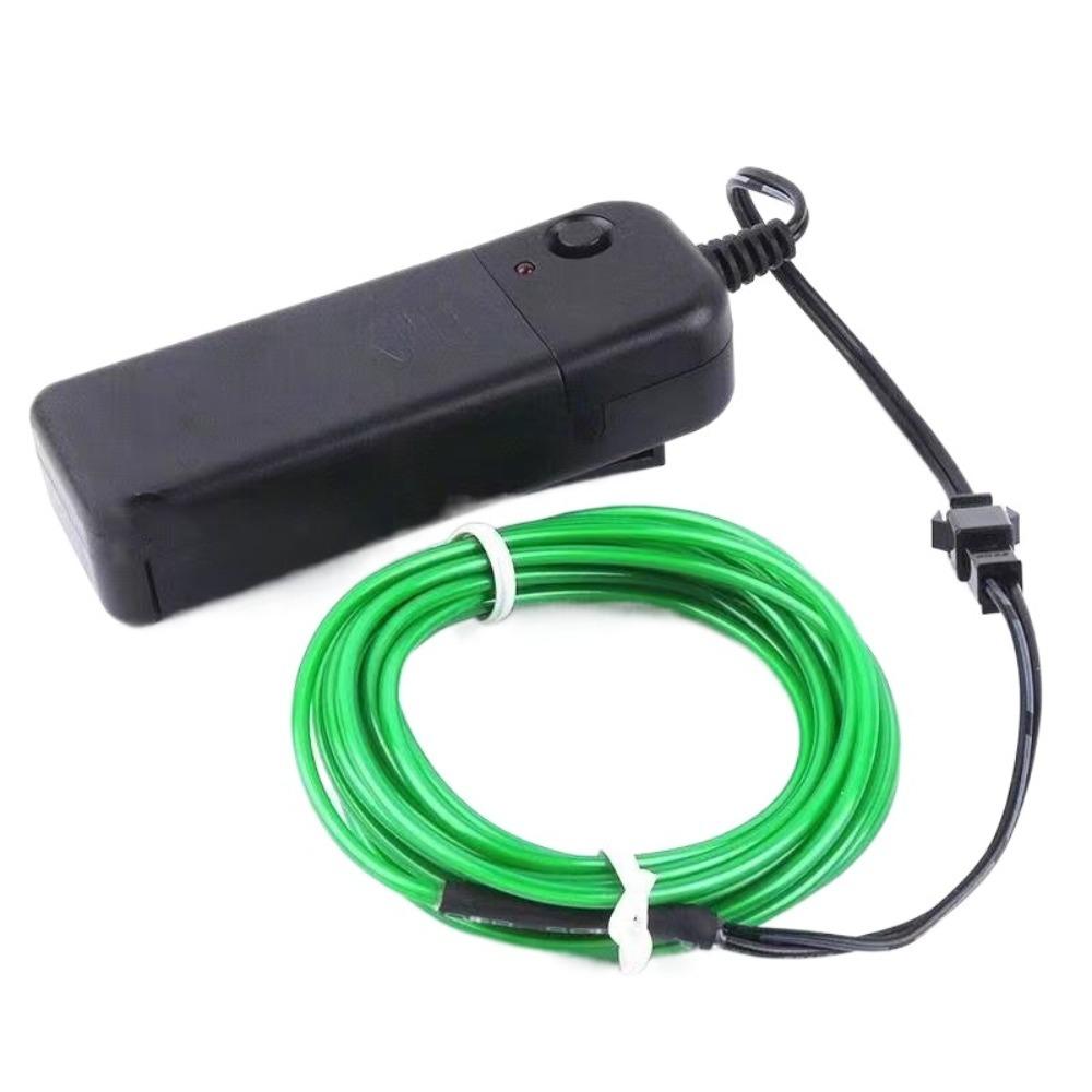 Flexible EL Wire Light String Croppable Car Party Decor Ambient Light Outdoor Indoor Decor