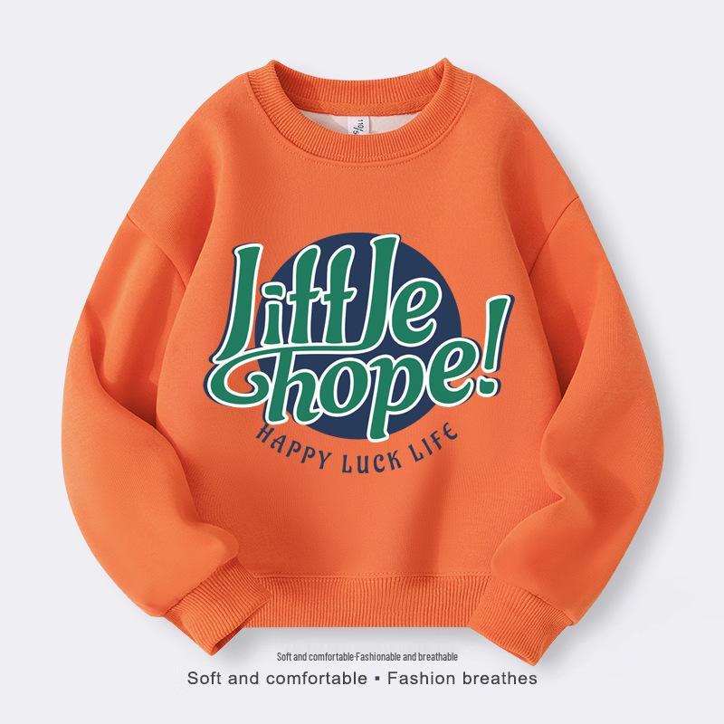 Boys' Trendy Long-Sleeve Sweatshirt for Spring & Autumn
