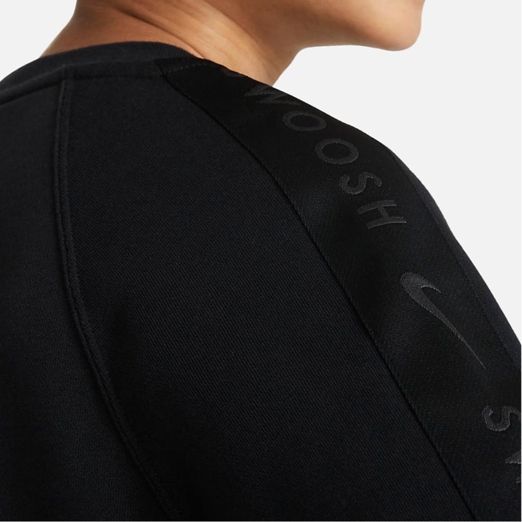 Nike Sweatshirt Rundhals Locker Atmungsaktiv Lässig Sport Kinder Oberteile Schwarz DA0775-010