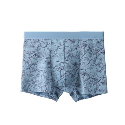 Herren Reine Baumwolle Bedruckte Boxer Briefs - Bequem, Atmungsaktiv, Antibakteriell.