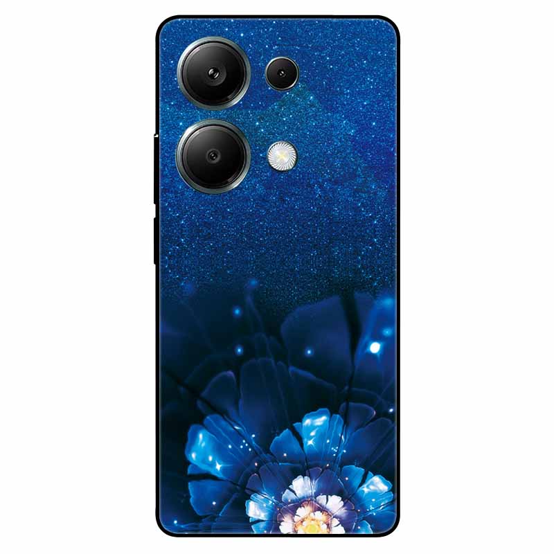For Redmi Note 13 Pro 4G Case Global Silicon Fashion Space Wolf TPU Painted Coque Funda for Xiaomi Redmi Note 13Pro 4G Cover