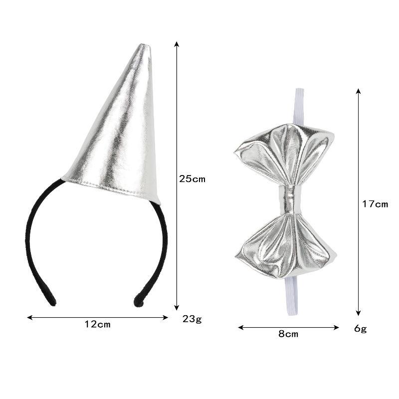 Kids Tin Man Character Headband Soft Comfortable Decorative Halloween Cosplay Party Prop for Costume Events