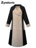 Wool Blend Overcoat Women's Fall Winter Windbreaker Longline Coat
