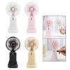 Tragbarer Handventilator Wiederaufladbar Sommergeschenk Leiser Kleiner Handventilator Mini Schreibtischventilator zum Arbeiten Zuhause Camping Büro Angeln