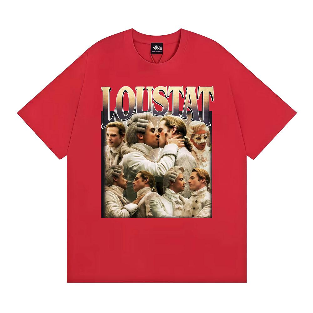 

Interview Vampire Loustat Vintage Unisex T Shirt Unisex WOMEN Fashion Hip Hop Oversized T Shirts Summer Short Sleeve Cotton Tshirt S