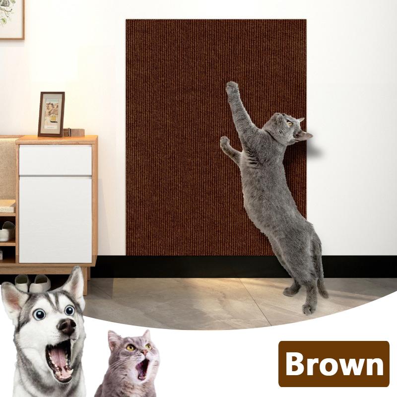 Cat Scratching Mat DIY Cats Scratch Board Sofa Protection Paws Sharpen Trimmable Self-adhesive Carpet Cats Anti-scratching Board