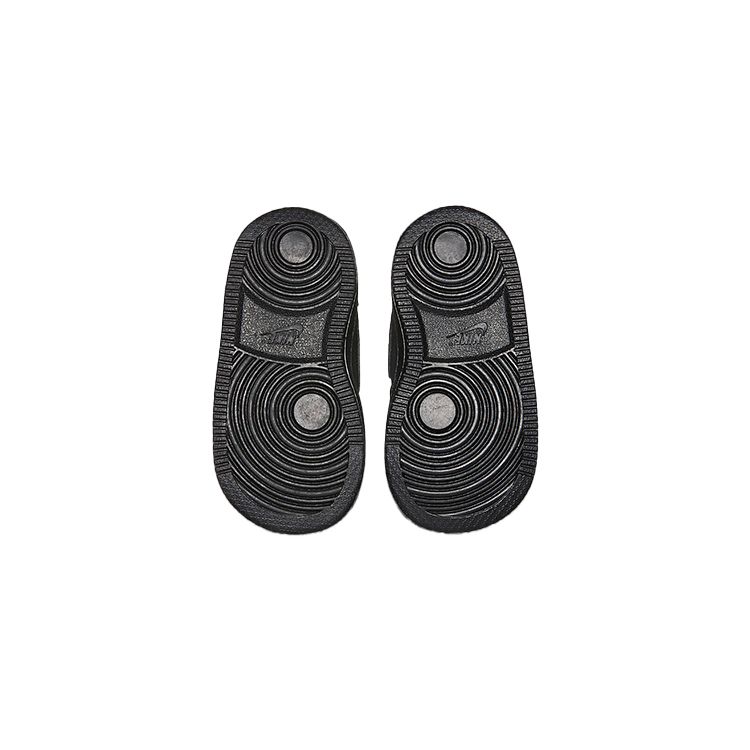 Nike Court Borough Mid TD Triple Black Baby Sneakers 870027-001