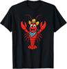 Yeehaw Lobster Cowboy T-Shirt, Tomato Girl Summer, Funny Seafood Western Lover Gift, Cowboy Meme Tee, Cute Cajun Animal Graphic Tee