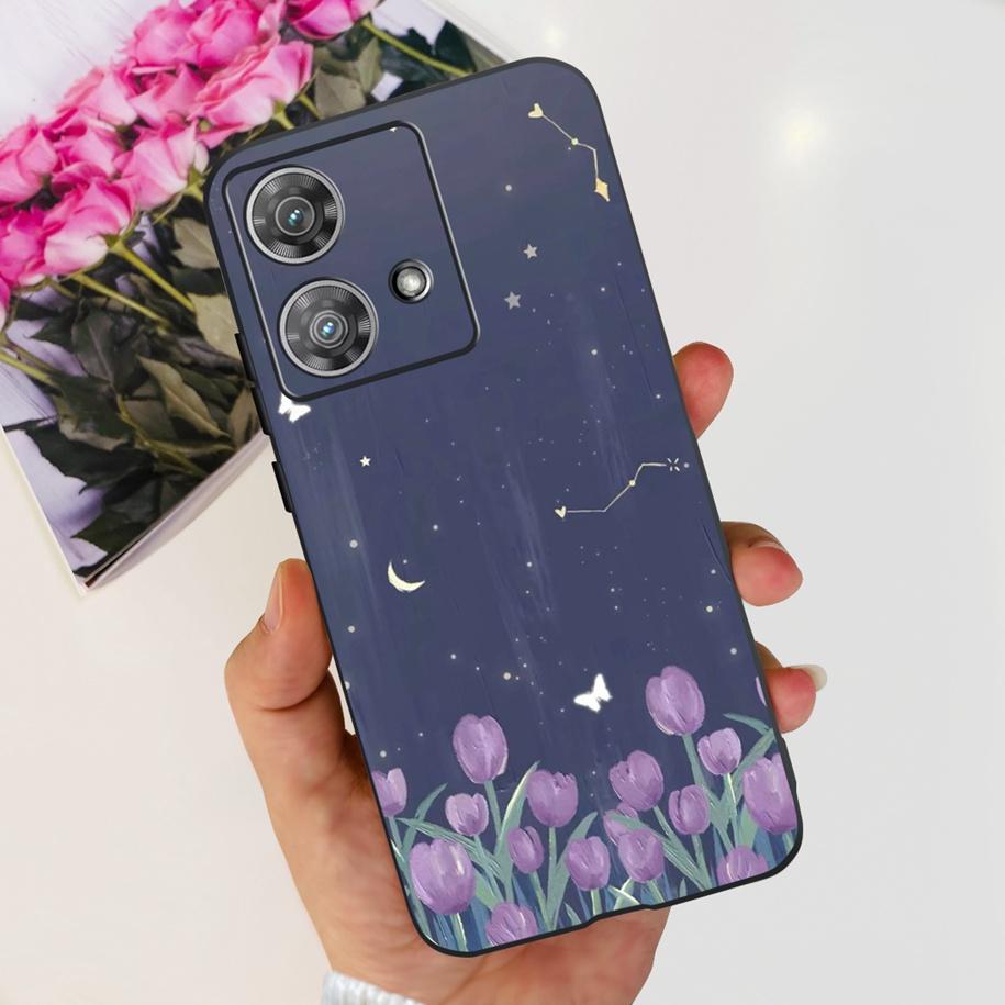 For Motorola Edge 40 Neo Case Soft Transparent Silicone Bumper Shockproof Cover For Moto Edge40 Neo Edge40Neo 5G XT2307-1 Fundas