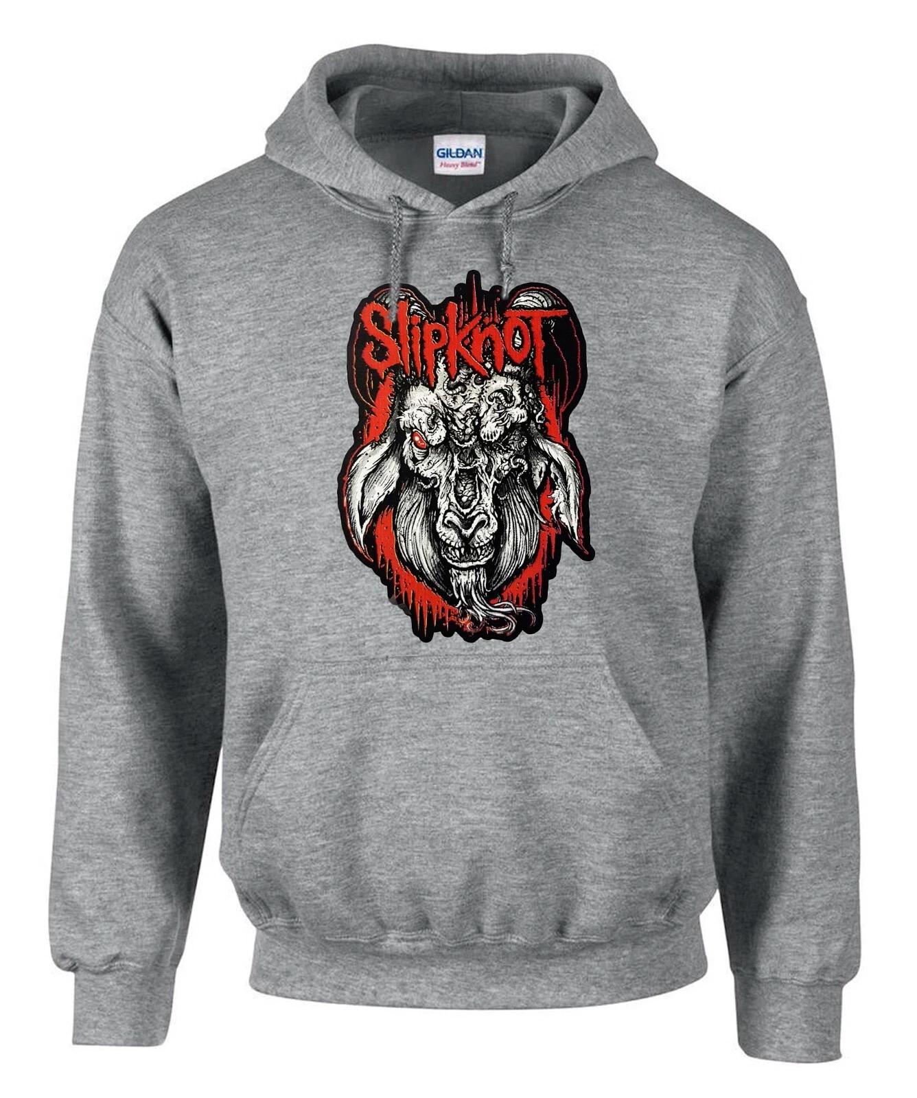 Slipknot Rockband Rock Music Graue Hoodies Kapuzenpullover -3512 -Grau XXXXL