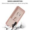 For Samsung Galaxy A15 4G/5G Case Drawing Type Card Slots Litchi Texture Leather Back Cover with Ring Kickstand