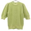 Mila Owen Five-quarter Sleeve Linen Blend Puff Sleeve Knit Pullover Knit Women Used