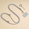 Universal Adjustment Phone Lanyard Necklace Strap Phone Case Solid Color Long Hanging Rope With Clip Anti-Lost Crossbody Lanyard
