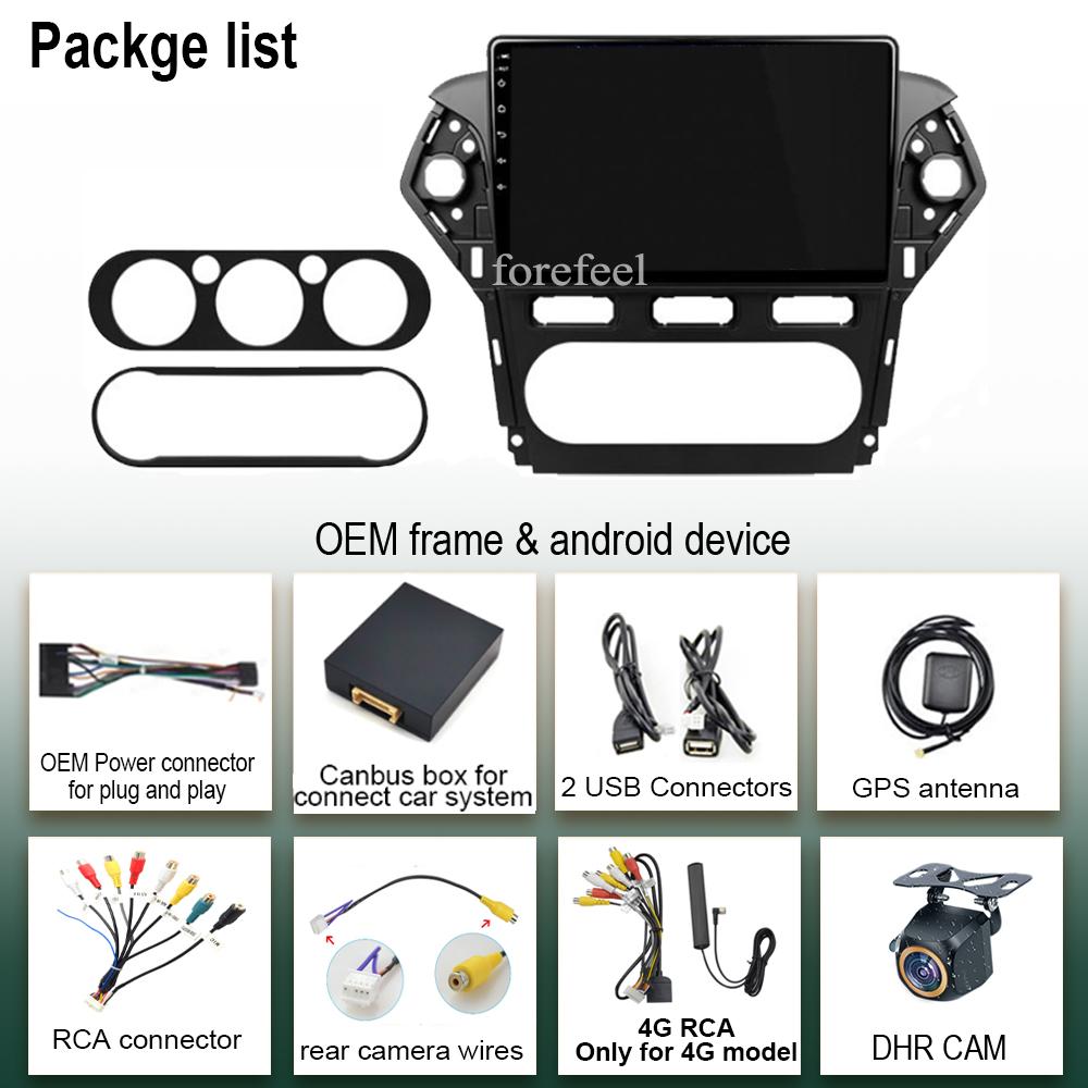 For Ford Mondeo 4 2010-2014 7862 Carplay Android Car GPS Multimedia Screen Video Radio Touch QLED Screen Bluetooth Stereo DVD BT