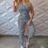 Women's Fashion Casual Sleeveless Holiday Backless Summer Camisole Jumpsuit