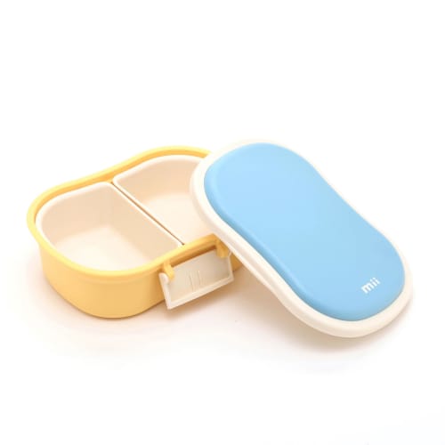 Mii Kinder-Lunchbox, Verstellbares Fassungsvermögen für Ihre Mahlzeit, Leichtgewicht, mit integriertem Kühlakku-Deckel, B15,4 x T12,2 x H5,8cm, 280-430ml, Geeignet