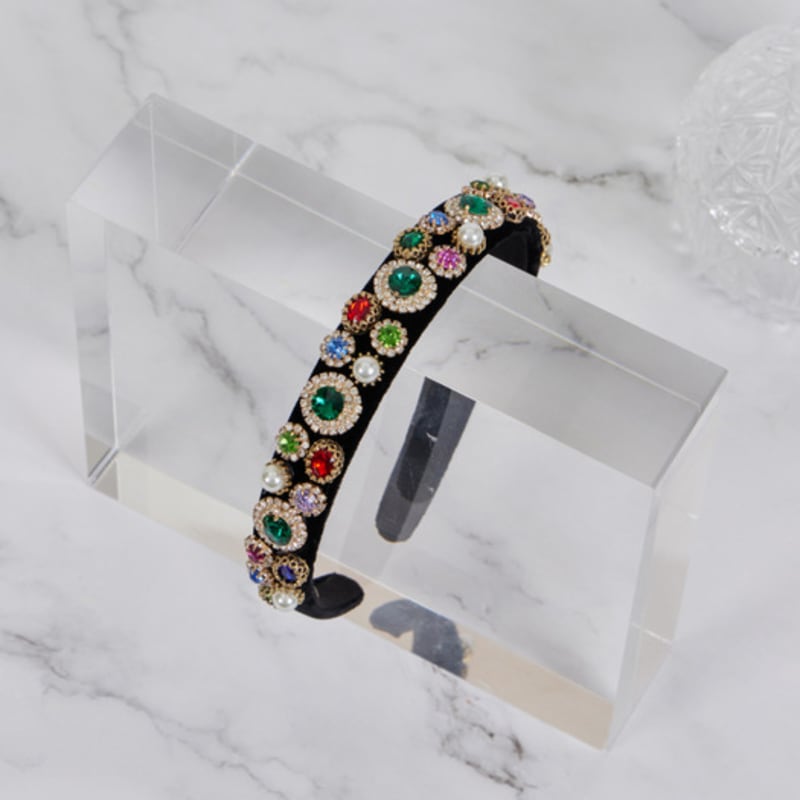 LALA Velvet Pearl Gem Hairband