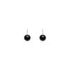 LEYIE ONYX BALL STUDS MEDIUM