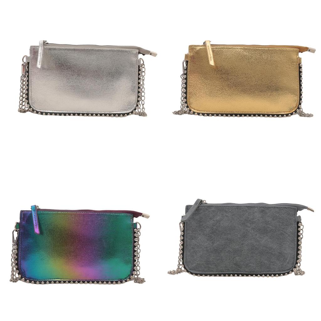 Small Pu Envelope Bag For Women With Chain Strap And Zip Closure For Daily Use