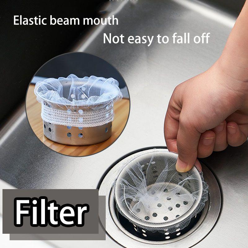 High-quality Sink Filter Screen Kitchen Sewer Disposable Basket Garbage Net Bag