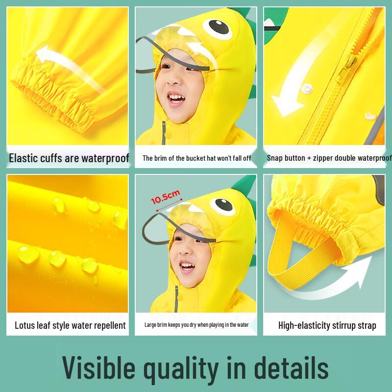 Impermeable de una pieza impermeable para niños