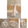 Elegant Bridal High Heels With Faux Pearl Embellishments For Wedding And Formal Events