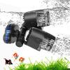 AQQA Aquarium Wave Maker - 3170GPH Fish Tank Wavemaker Magnetic Mount Suction /360°+180°Adjustable Double Powerhead/Ultra-quiet Circulation