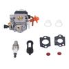 String Trimmer Carburetor Replacement 41801200610 Spark Plug Fuel Filter Gasket Assembly Kit