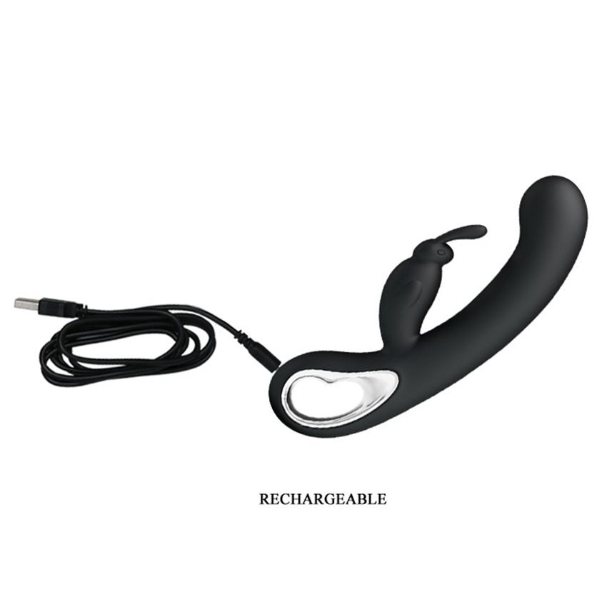 12 Speed G Spot Vibrator USB Rechargeable Powerful Dildo Rabbit Vibrator for Women Clitoris stimulation Massage Adult sex toys