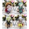 One Piece Keychain Pendant Anime Luffy Dragon Navigation King Surrounding Double Sided HD Bag Pendant Gift