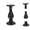 Elegant Black Candle Holder for Halloween Decor