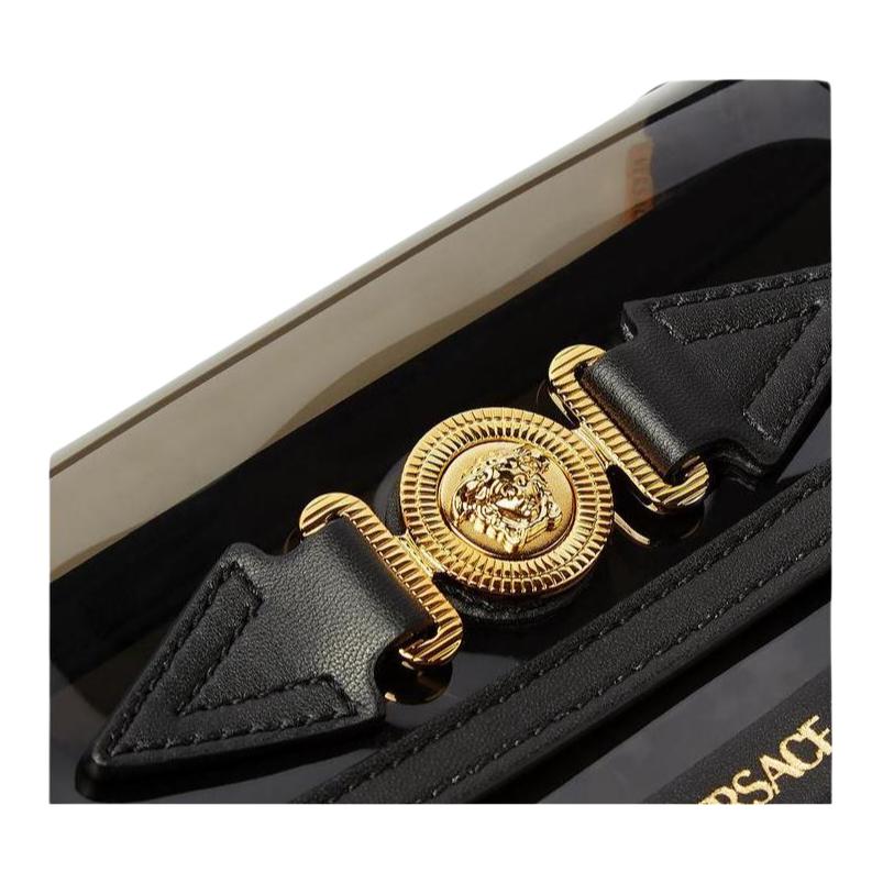 Versace Medusa Gold Hardware Waist Bag Men Bags Black 1005207-1A03448-1E38V