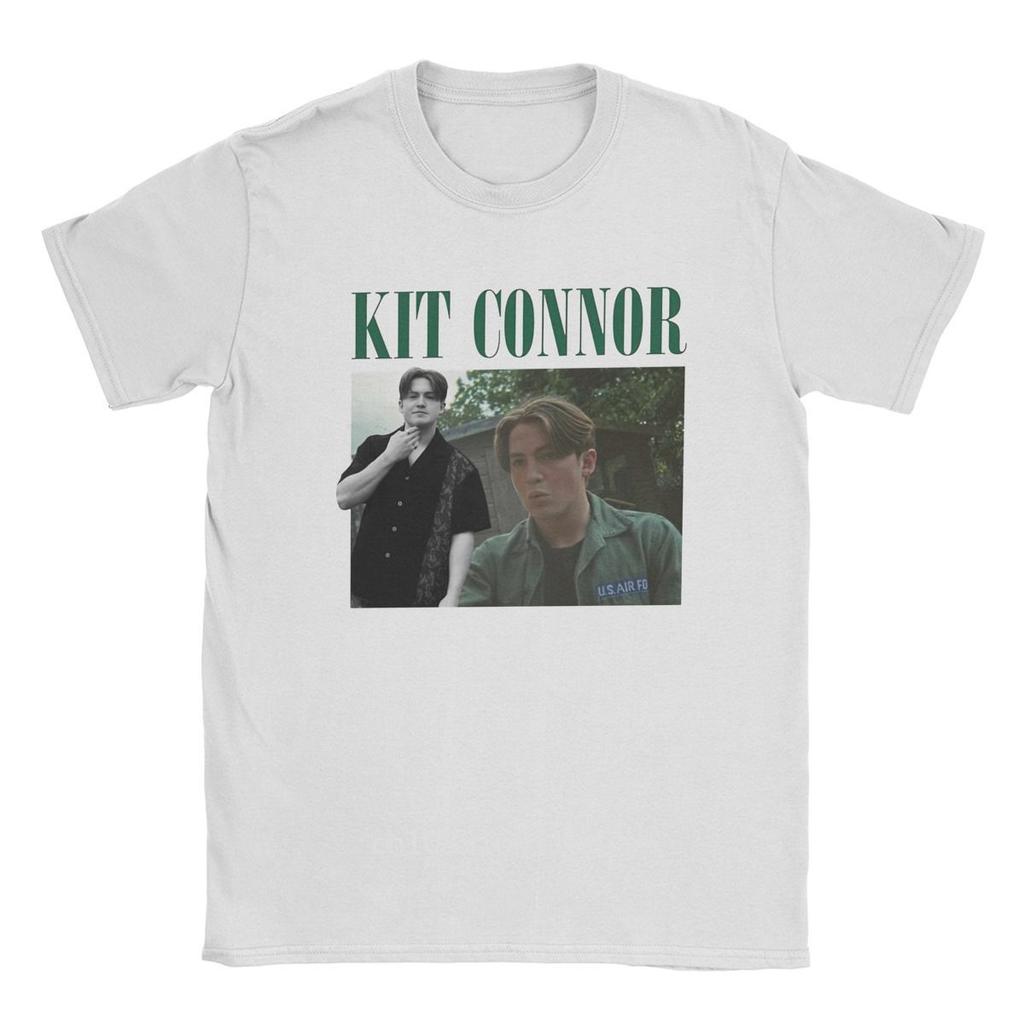 Actor Kit Connor Vintage Men T Shirt Awesome Tees Short Sleeve Crew Neck T-Shirt Cotton Plus Size Tops