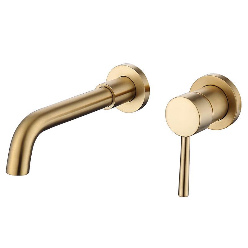 TLXT Gold Bathroom Basin Faucet