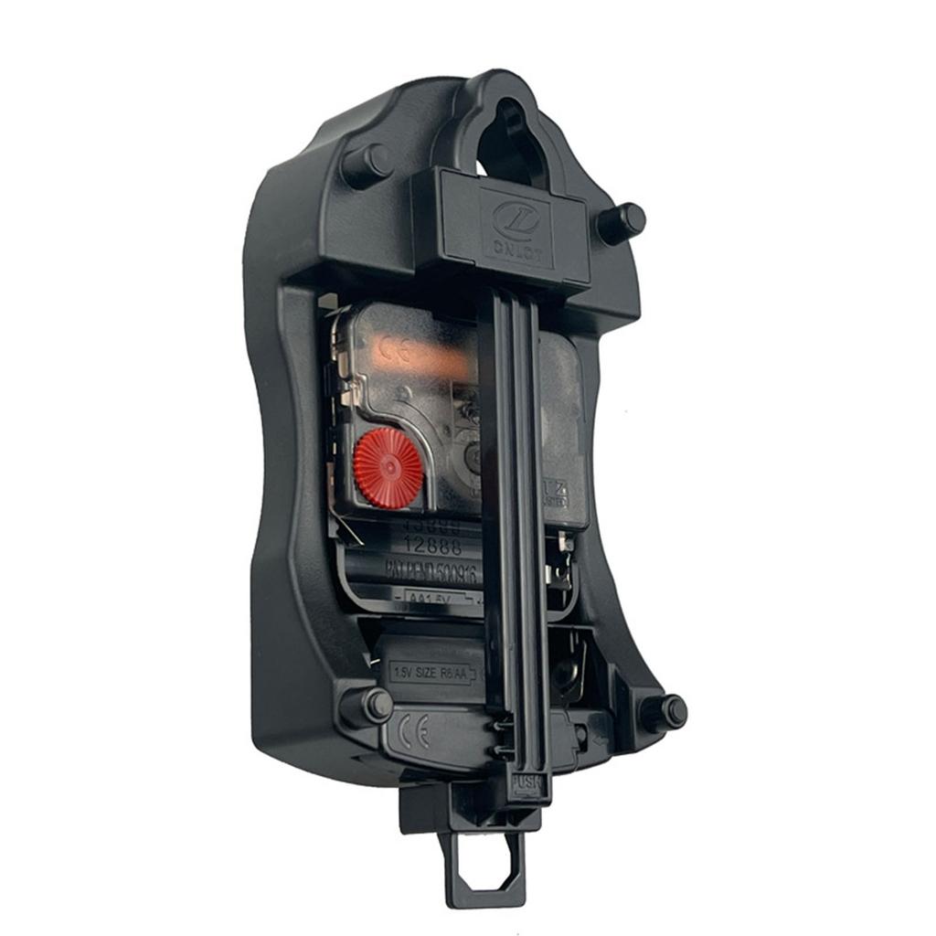 Quartzs DIY Drives Unit Black Pendulum Clock Movement Empty Case Without Mechanism for Home Decors and Craft Projects