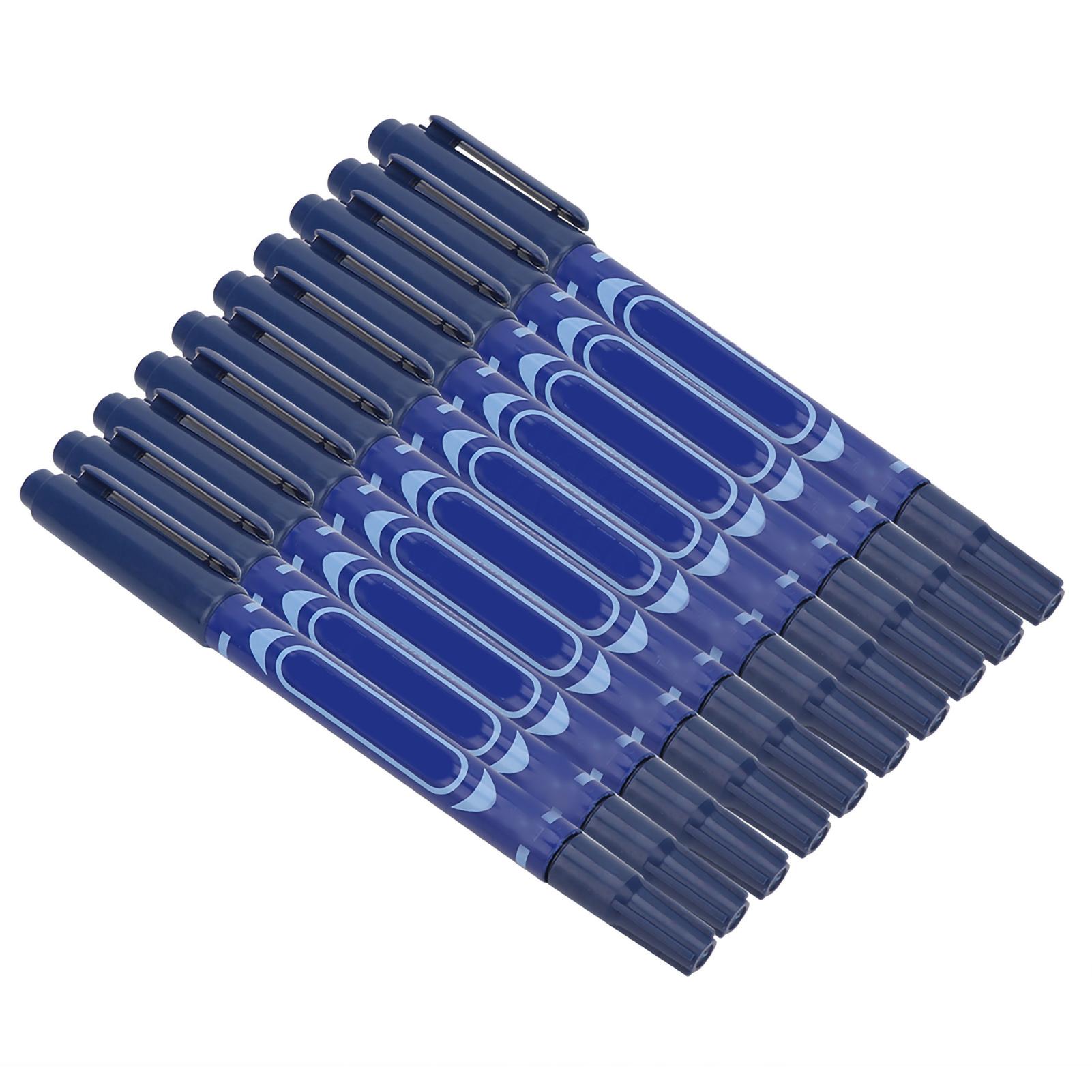 

10 шт. Двусторонний маркер для татуировок и пирсинга, позиционирующий, для кожи, для разметки, инструмент для татуировок (синий)