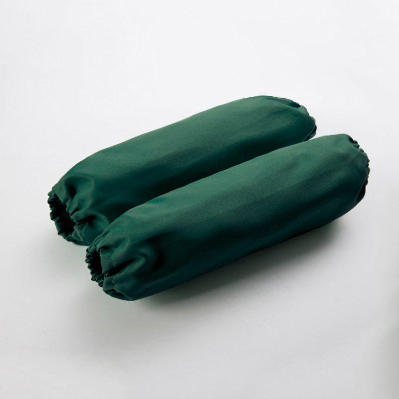 Thick Wear-Resistant Waterproof PU Leather Arm Sleeves for Adults - Oil-Proof Dishwashing and Kitchen Cuffs, Plus Size Available.