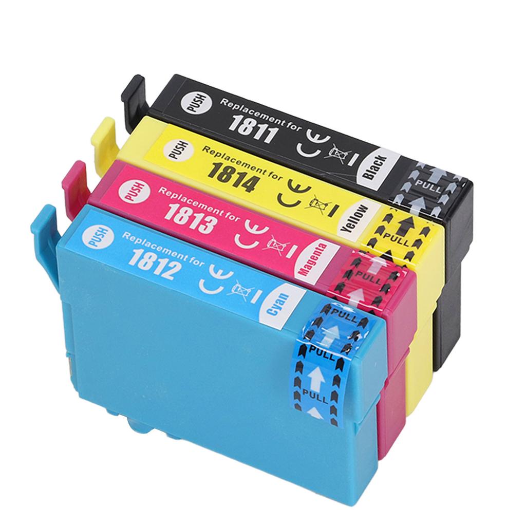 4Pcs Ink Cartridges Compatible Refill Replacement 4 Colors BK C M Y for XP 30 102 202 205 302 305 402 405 Inkjet Printer