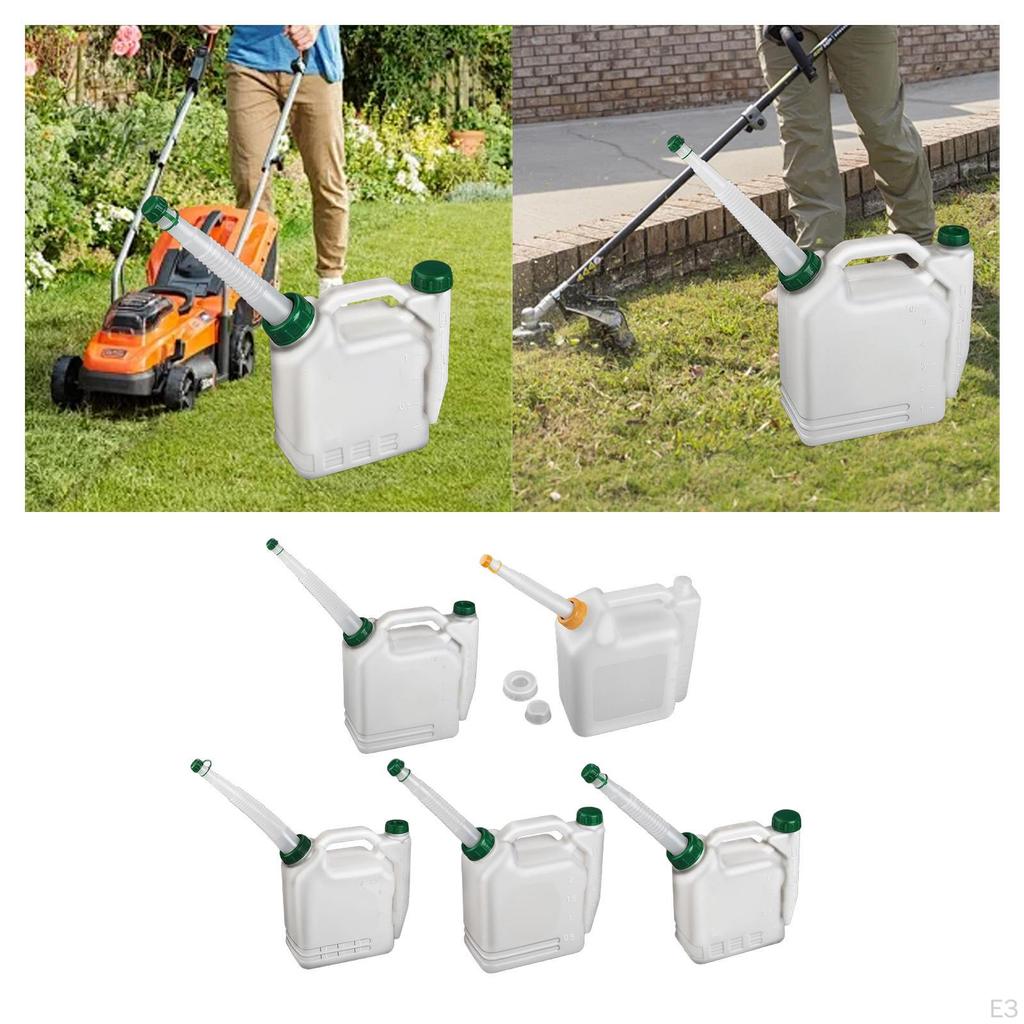 Oil Mixing Bottle Contrast Pot 2 Stroke Engine Measuring Combination Fuels Petrol Container for