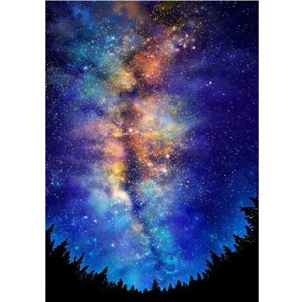 5D-Diamantgemälde, Sternenhimmel-Landschaft, runder Strass-Diamant, Stickerei, Landschaft, Kreuzstich