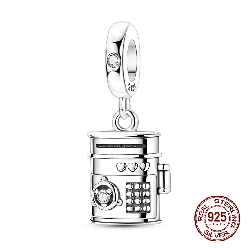 

Openable Safe Deposit Box Charms Copper Dangle Pendant Fit Bangle Bracelet Necklace Diy Jewelry