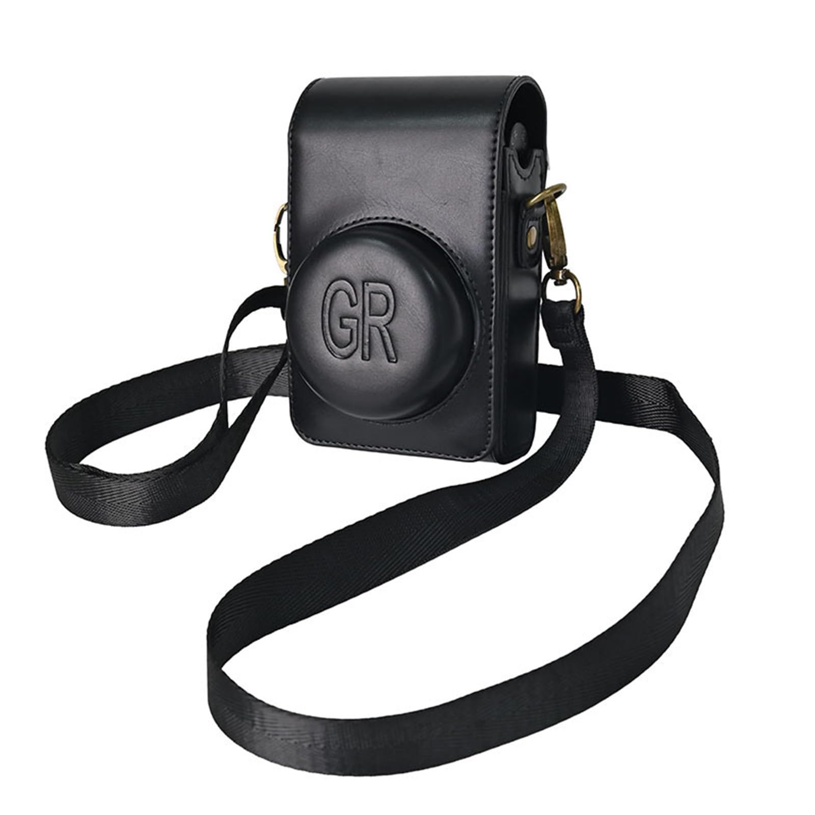 

Digital camera case for RICOH SONY compact digital camera case with strap [WOORII] GR3/GR 3x/GR 2, ZV1F/ZV1/ZV-1, DSC-RX100M7/RX100 series, (black) чёрный