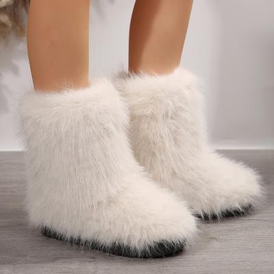 Fashion 2024 Winter New Women's Short Boots Snow Fashion Trend Comfortable Suede Boots