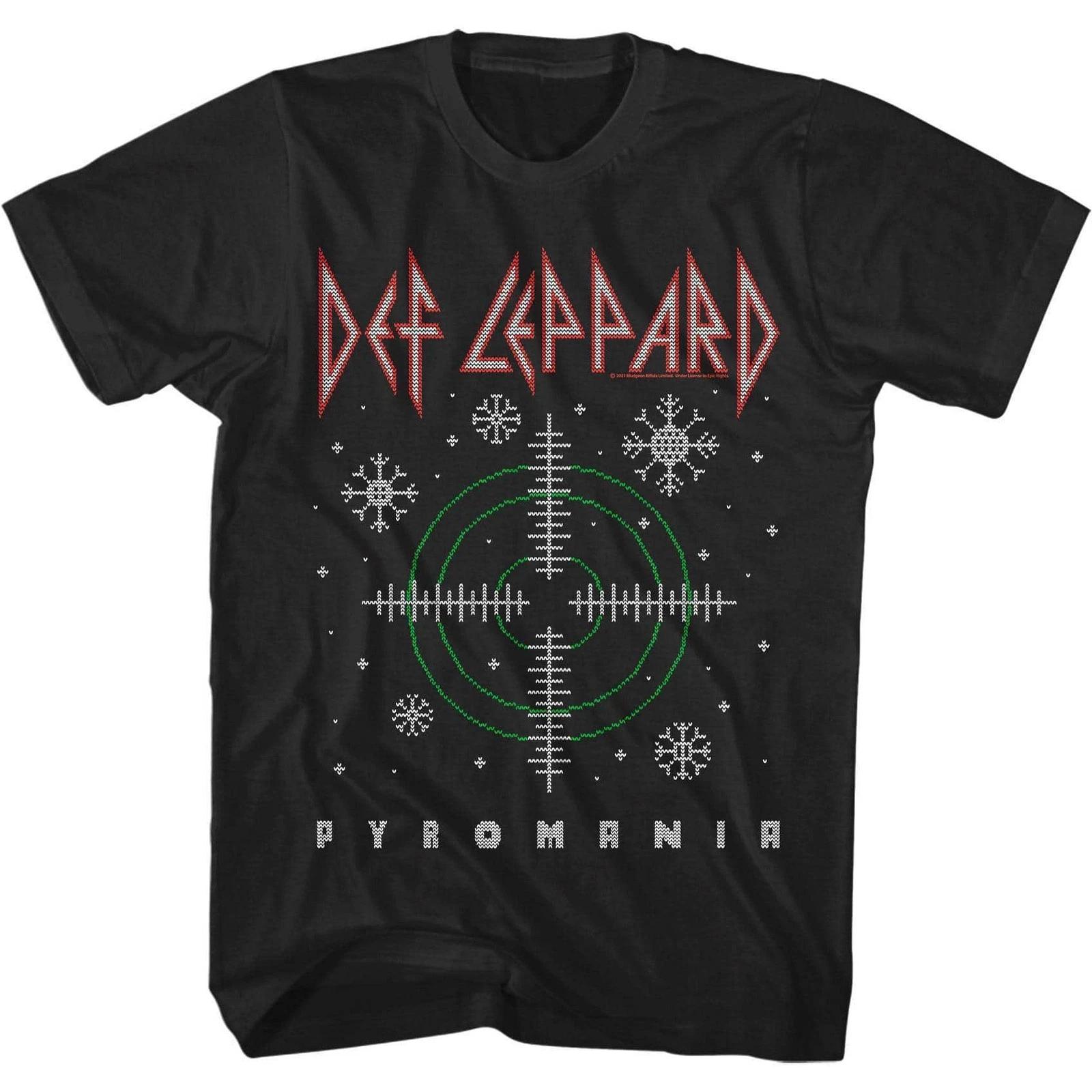 Def Leppard Christmas Pyromania Men s T Shirt S