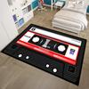Retro Cassette Tape Rug Colorful Music Room Decor Carpet Vibe Rug Music Lover Rug Audio Tape Rug Nostalgic 1980s Inspired Rugs