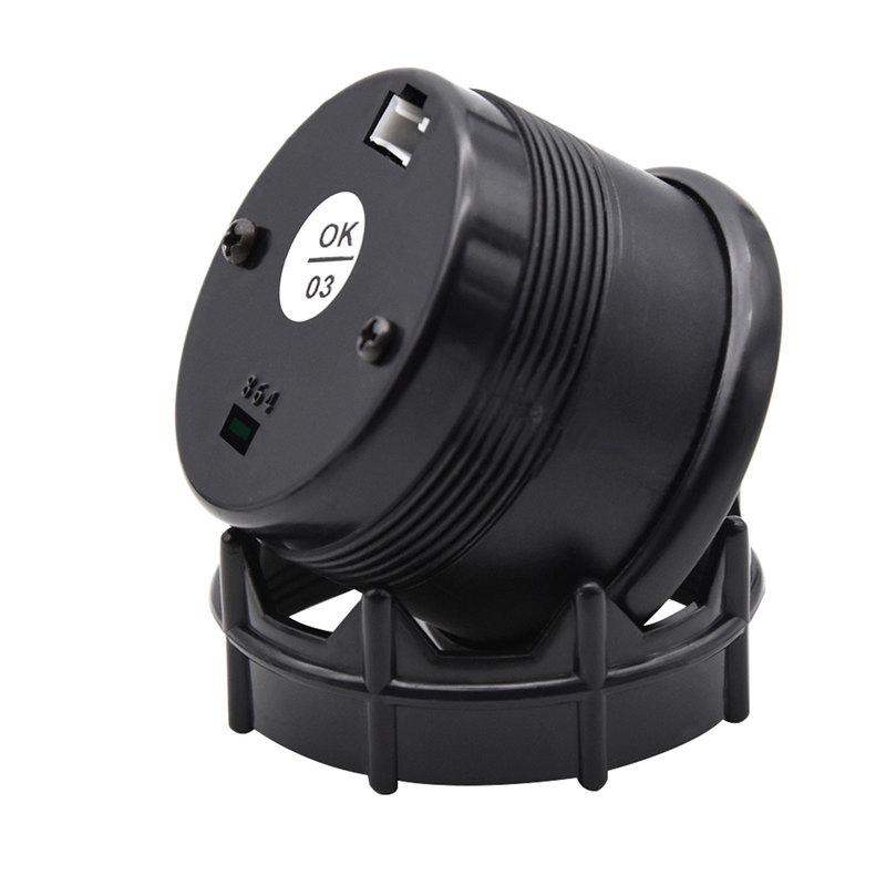 Digital 52mm Water Temperature Gauge with Alarm+Sensor Water Temp Joint Pipe Sensor Hose Adapter Gasoline Racing Car 12V