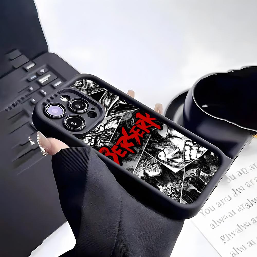 Berserk Comics Cool Phone Case For IPhone 17 Pro Max 15 Pro 16 14 Plus 12 13 Mini 11 Pro Shockproof Soft Cover