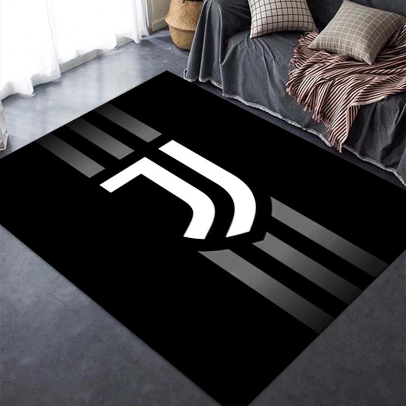 2026 NUOVO Tappeto Juventus FC per Soggiorno Camera da Letto Casa Decorazione Divano, Tappetino Antiscivolo per Giochi Bambini