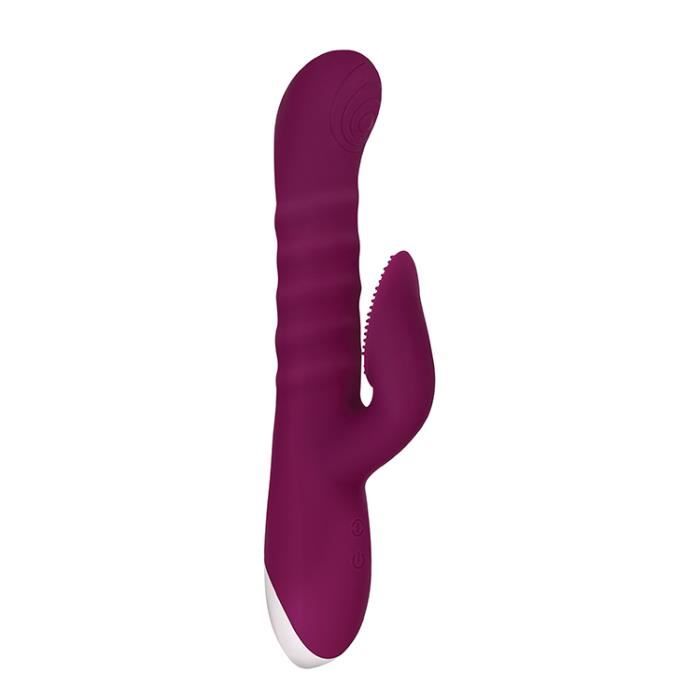 Vibromasseur - Amour évolué - Poussée noire - 2 moteurs puissants - 10 vitesses - Zone clitoridienne